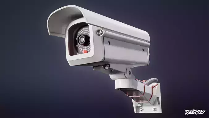 SUBWAY TERMINAL - Security Camera 01 - LOW POLY