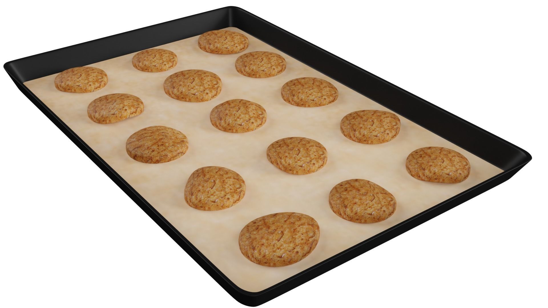 Baking Sheet 3D model_4