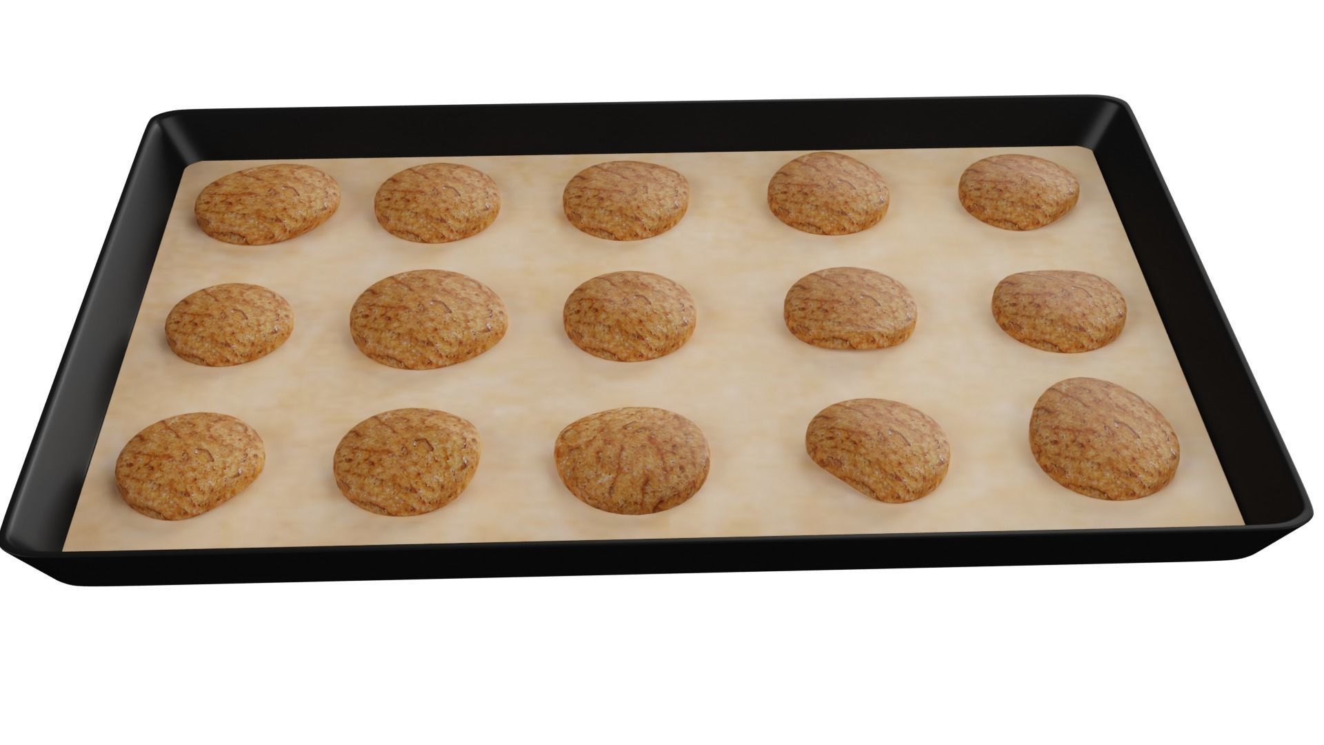 Baking Sheet 3D model_3
