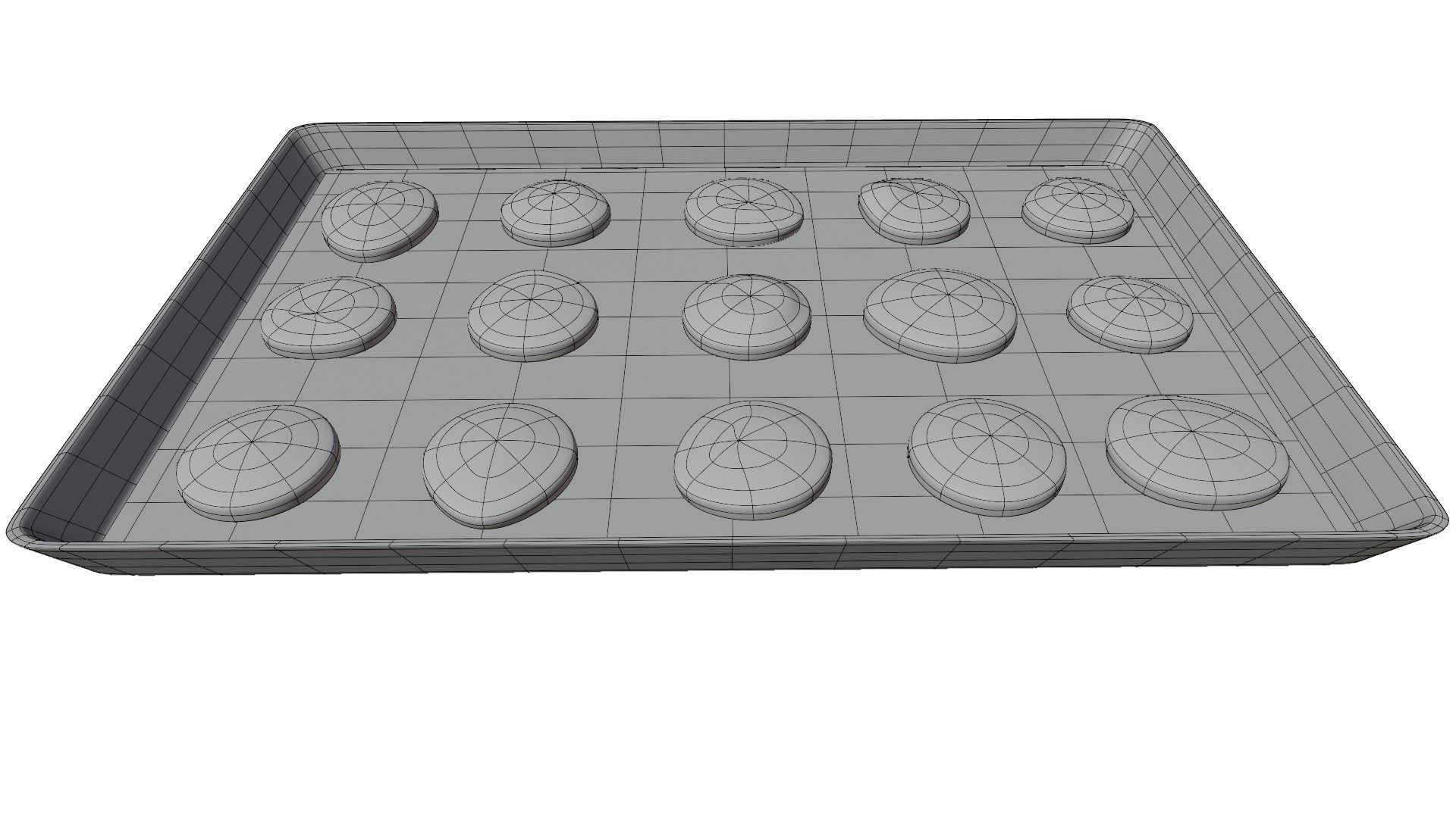 Baking Sheet 3D model_16