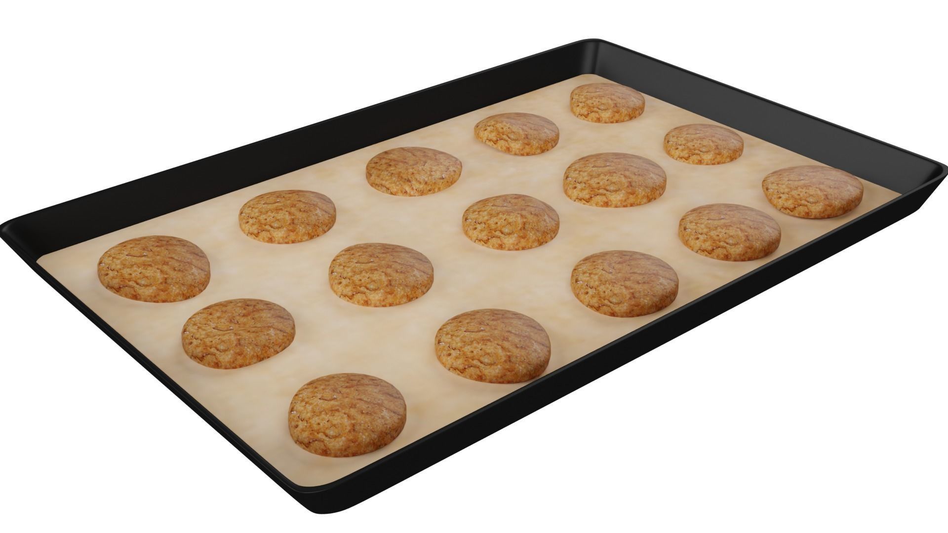 Baking Sheet 3D model_6