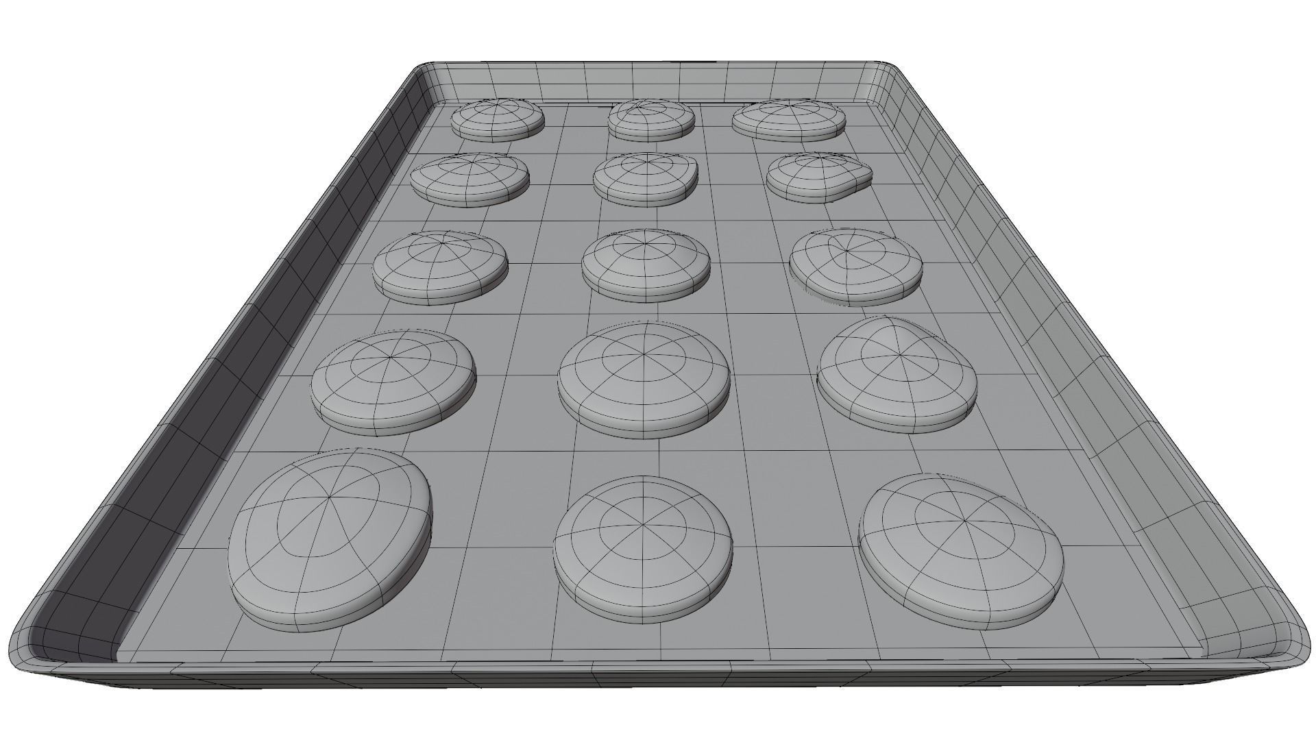 Baking Sheet 3D model_10