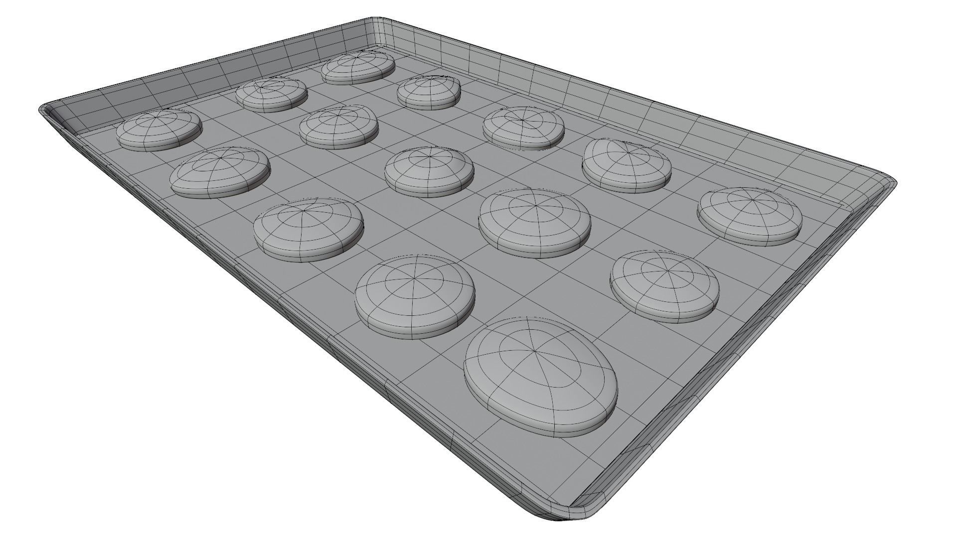 Baking Sheet 3D model_9