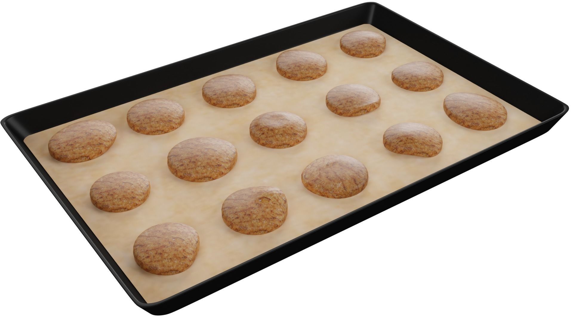 Baking Sheet 3D model_2