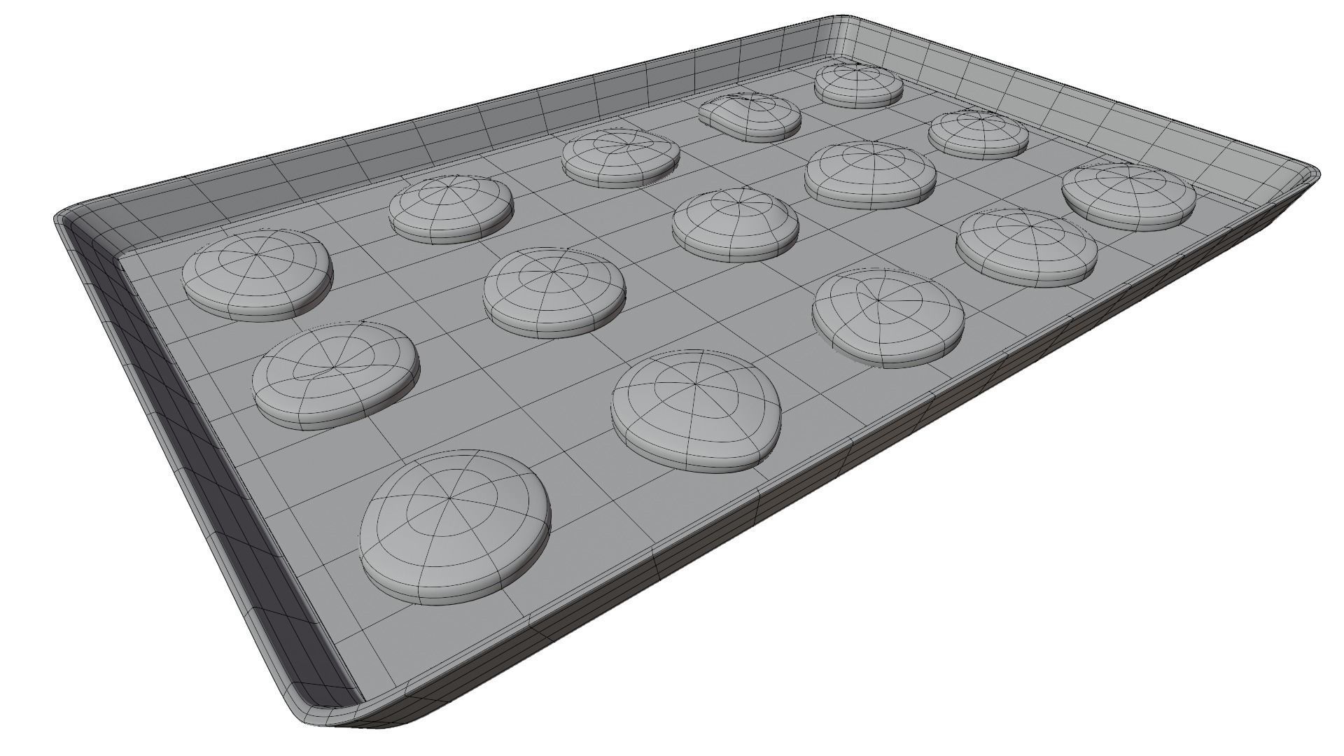 Baking Sheet 3D model_15