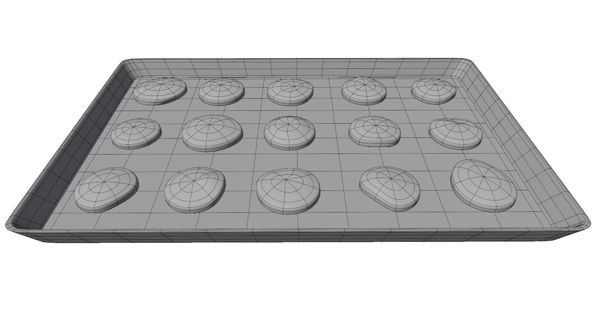 Baking Sheet 3D model_12