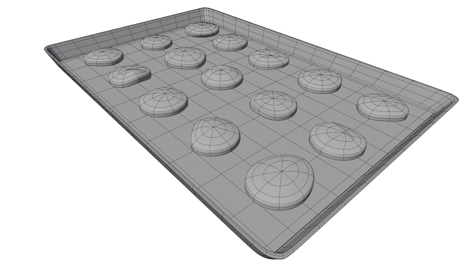 Baking Sheet 3D model_13