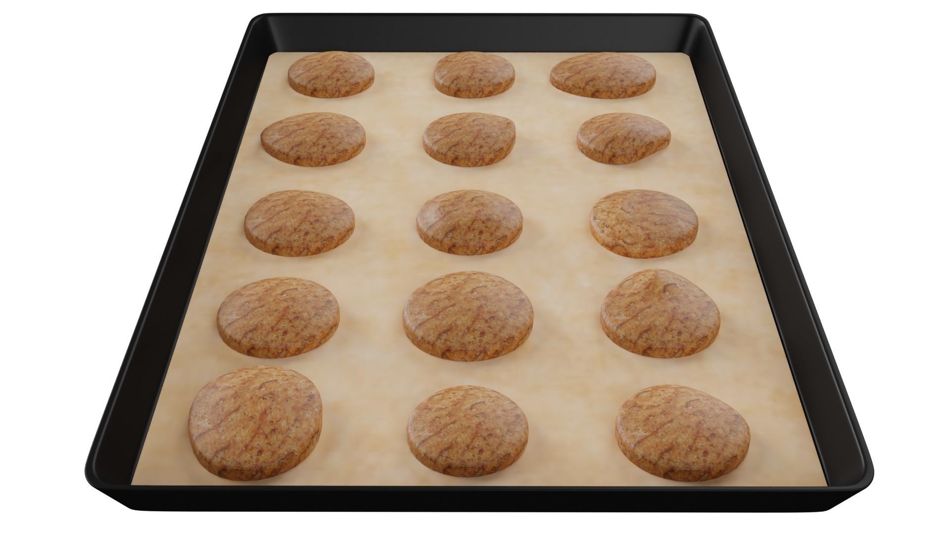 Baking Sheet 3D model_1