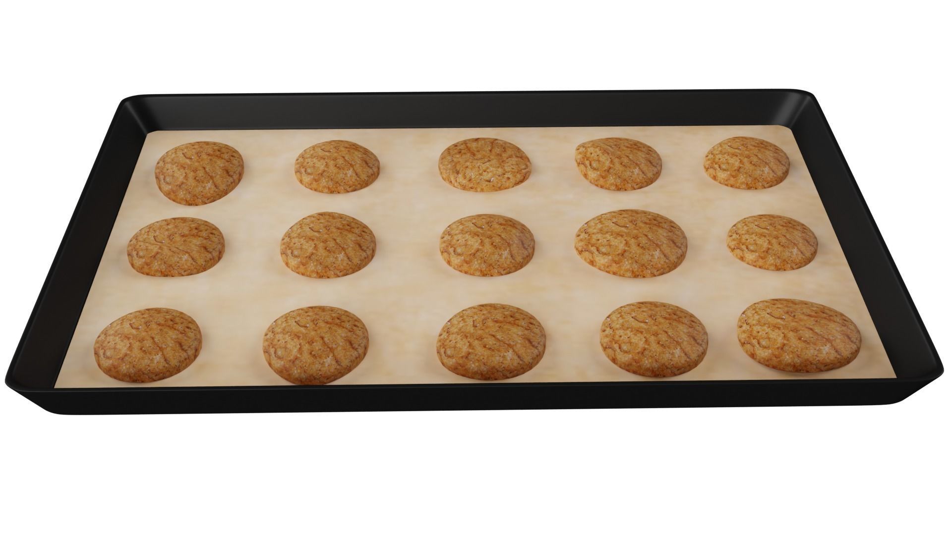 Baking Sheet 3D model_7