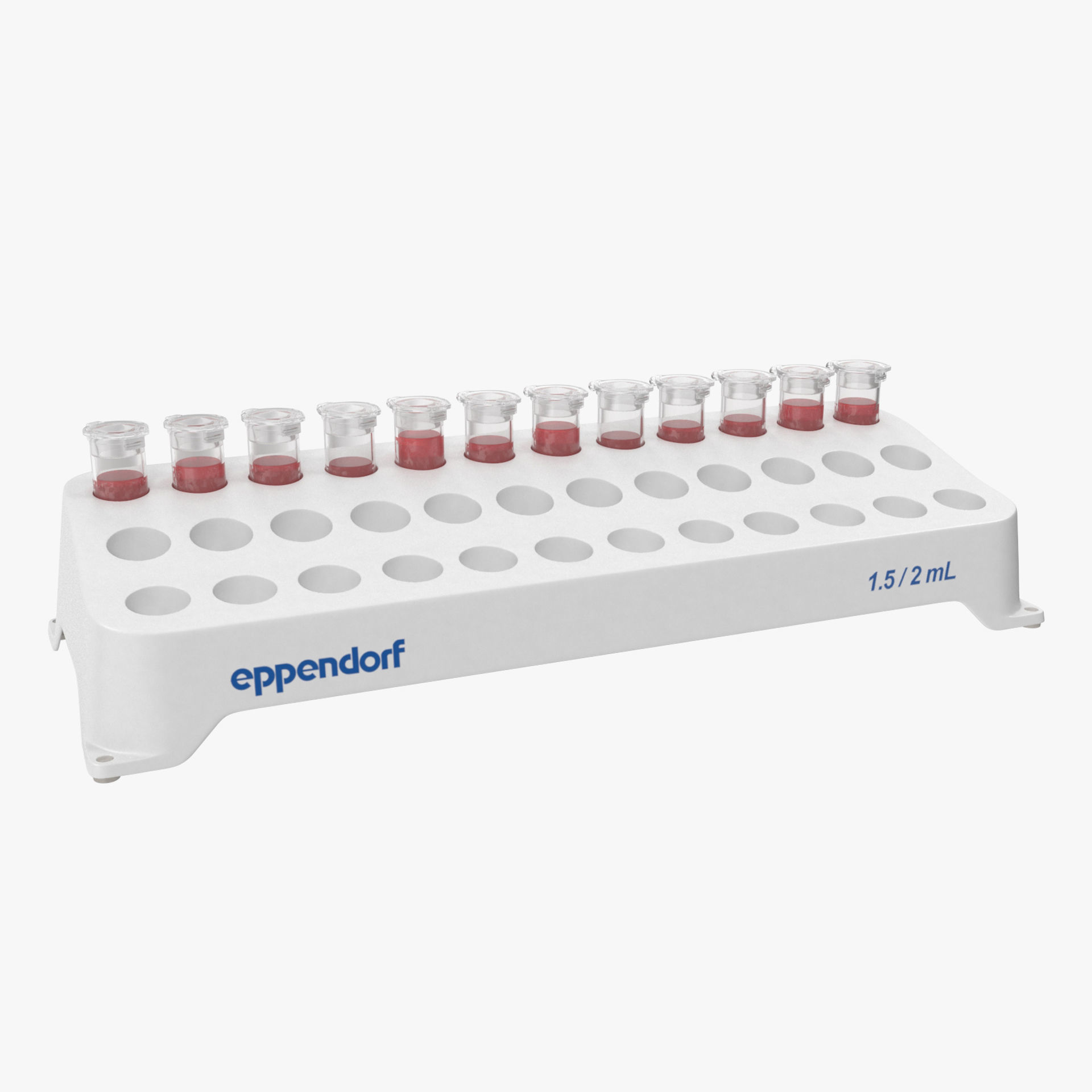 Eppendorf tube rack 1 5ml 2ml Low-poly 3D model_8