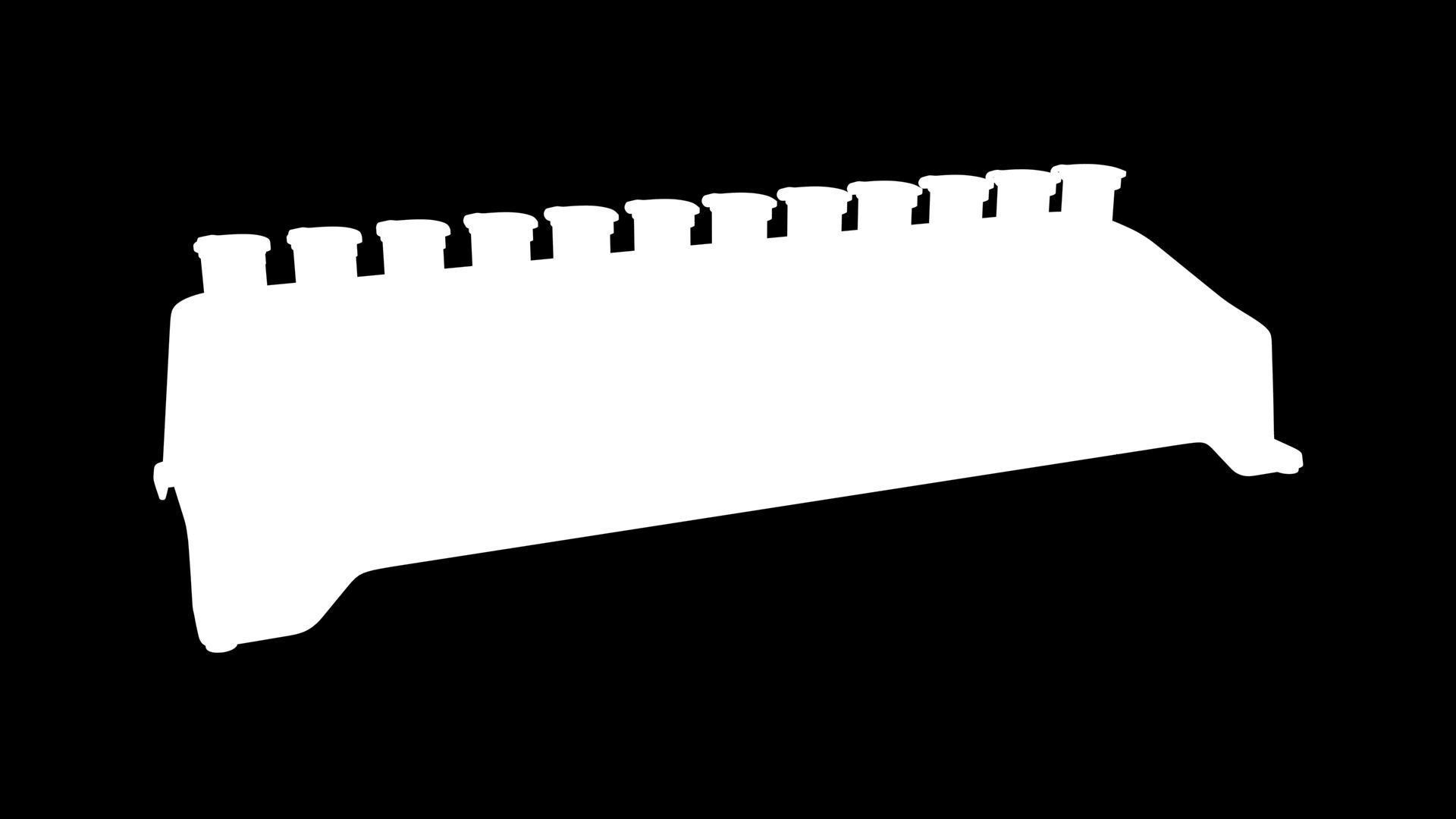 Eppendorf tube rack 1 5ml 2ml Low-poly 3D model_3