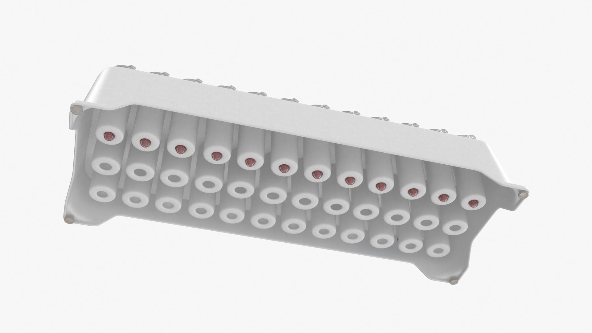 Eppendorf tube rack 1 5ml 2ml Low-poly 3D model_1