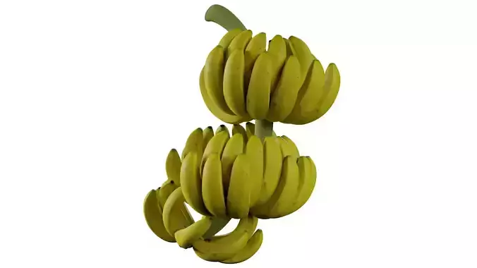 Bunch of Banana 3D model