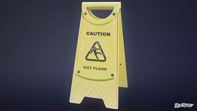 SUBWAY TERMINAL - Wet Sign 01 - LOW POLY