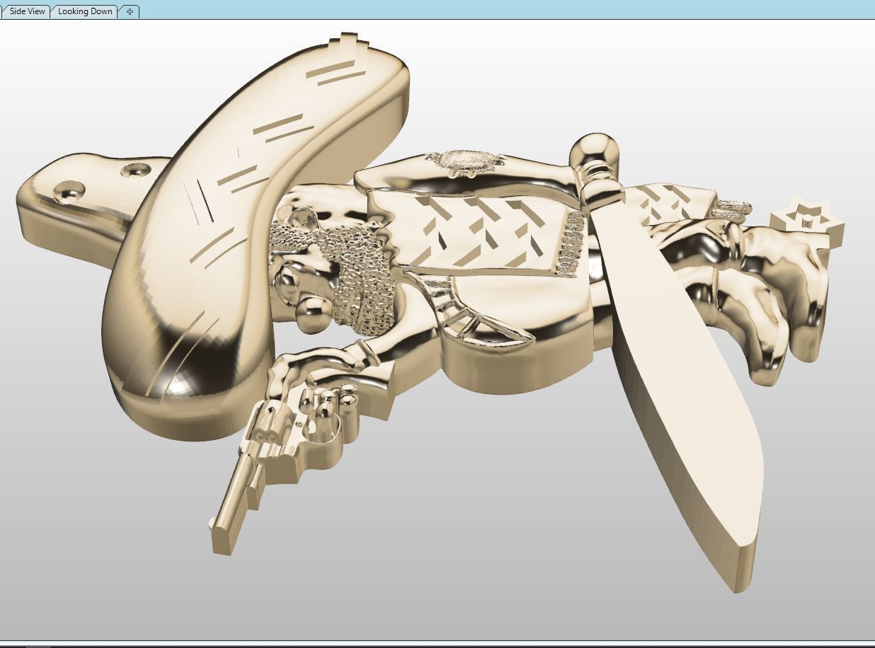 Mexican cartoon character  for pendent 3D print model_5