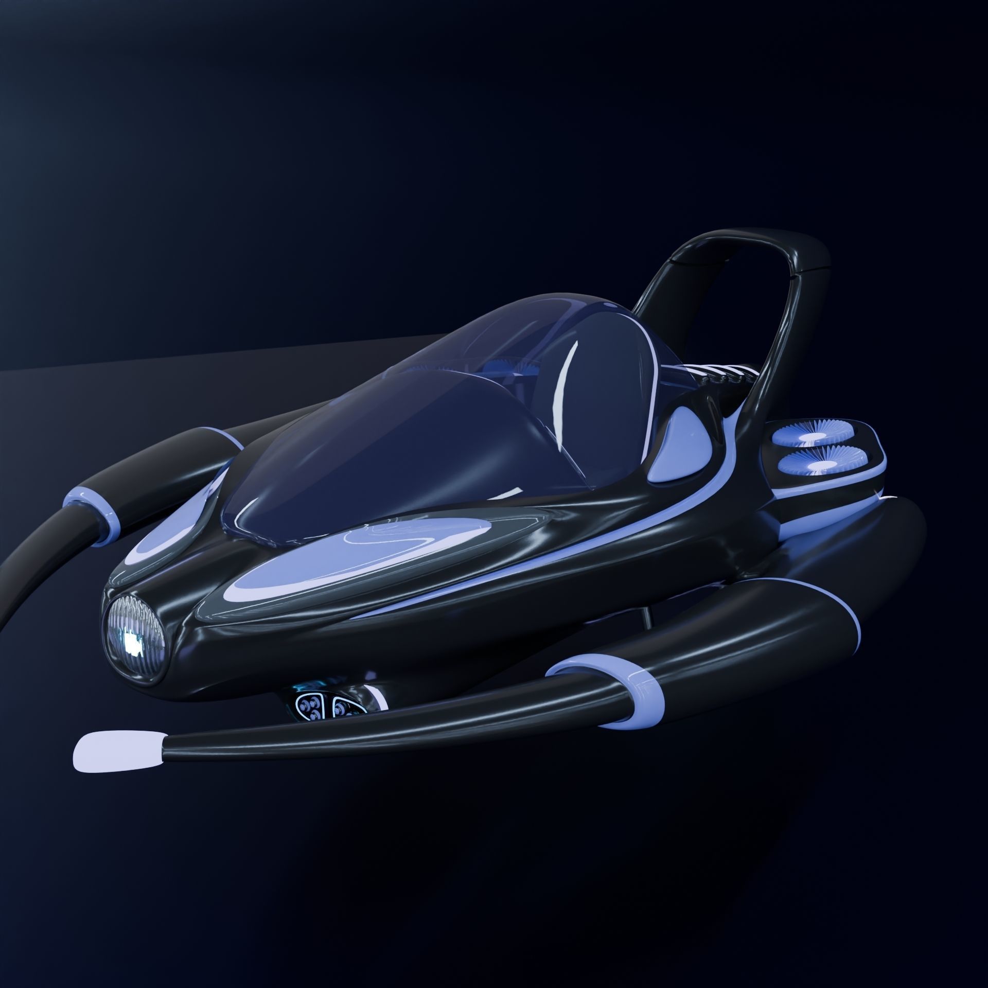 Spaceship 3D model_14