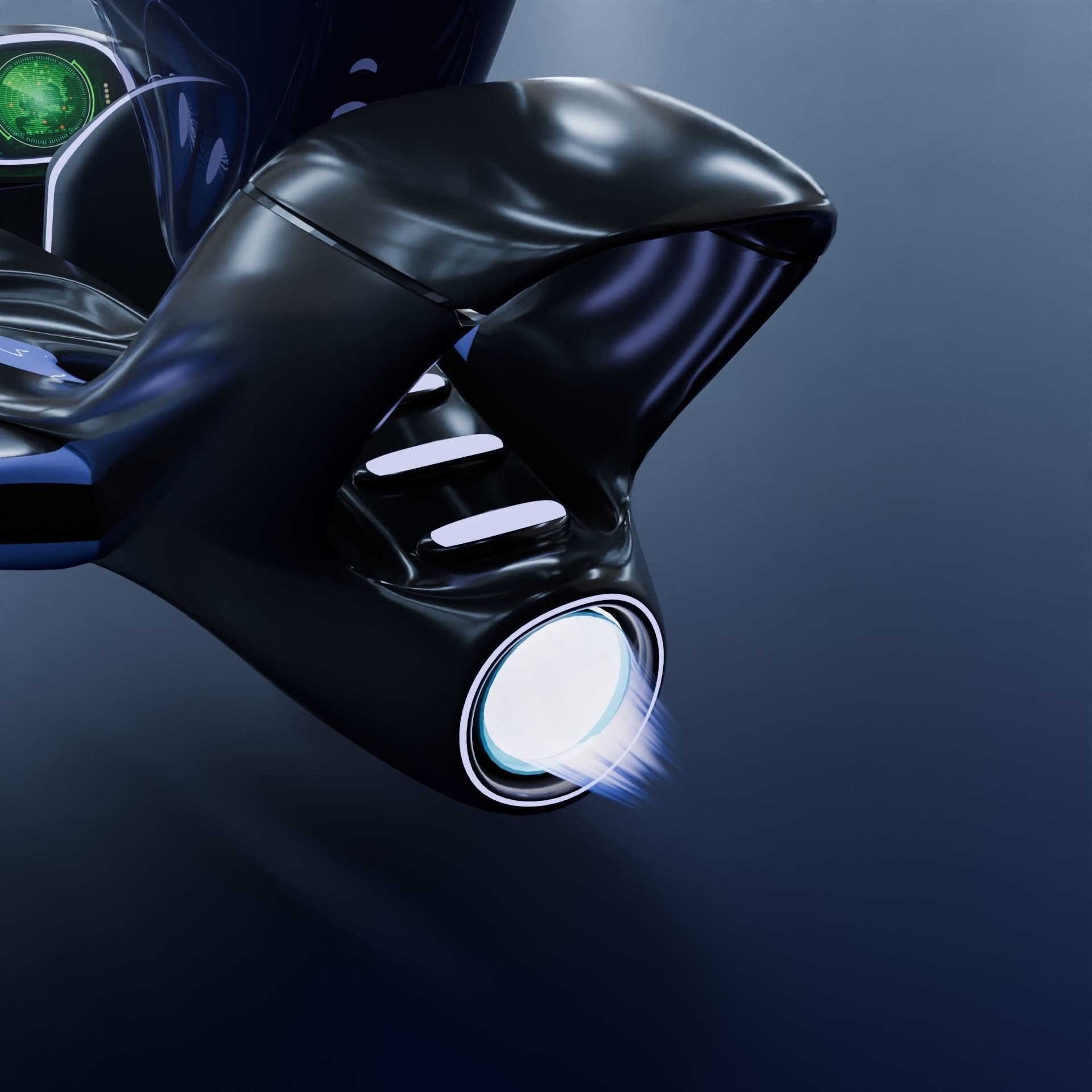 Spaceship 3D model_6