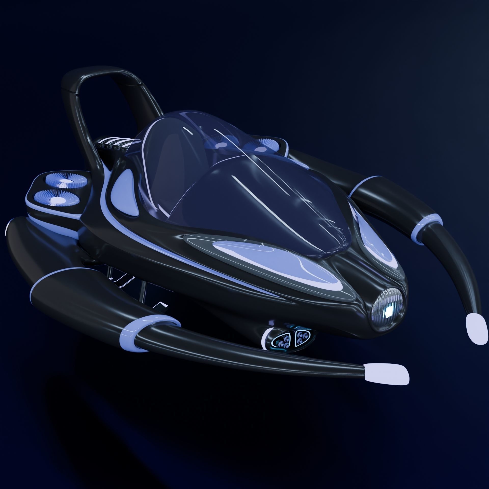 Spaceship 3D model_4