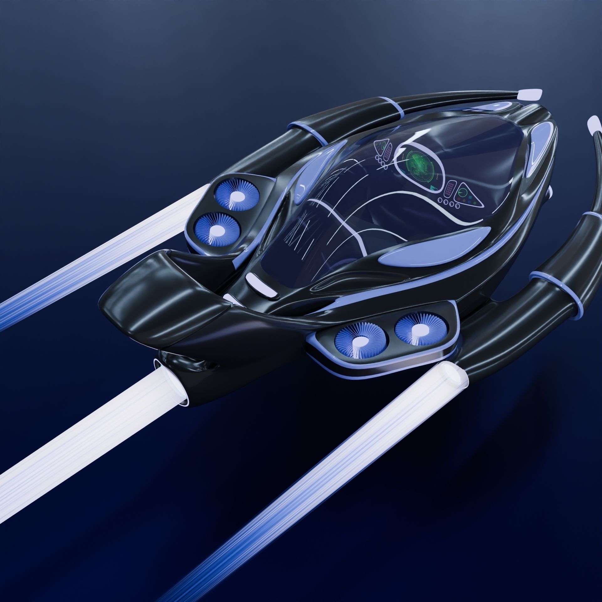 Spaceship 3D model_15