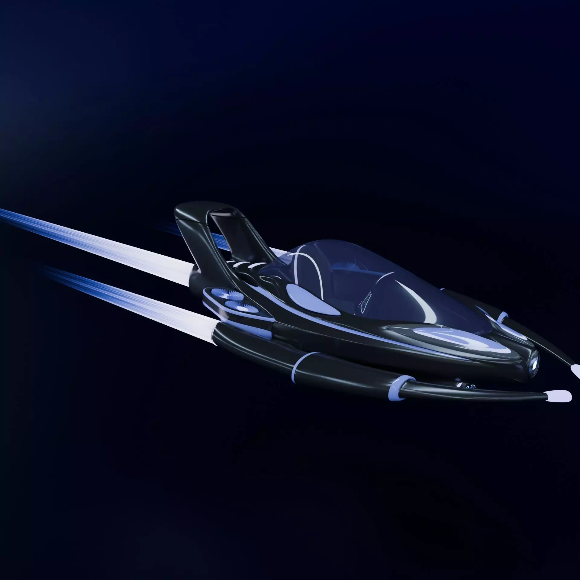 Spaceship 3D model_0