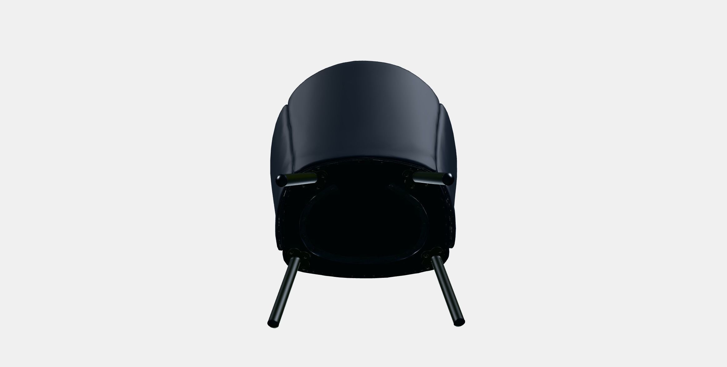 HERRAKRA Armchair Low-poly 3D model_7