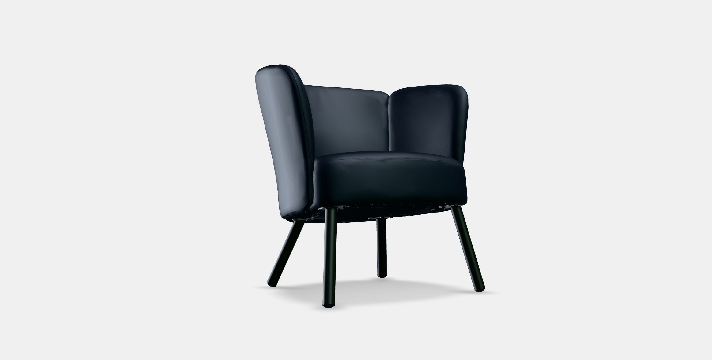 HERRAKRA Armchair Low-poly 3D model_2