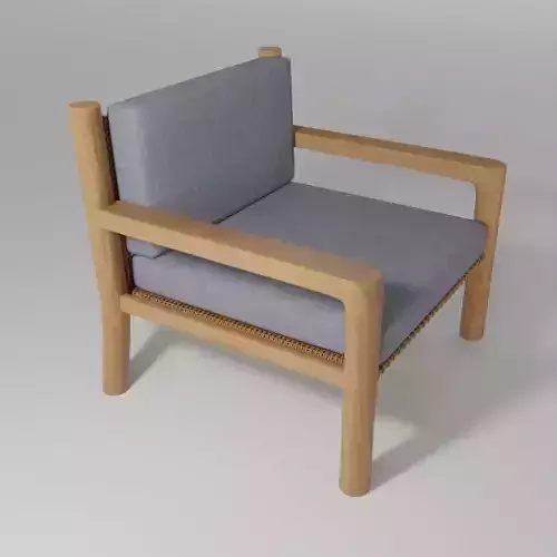 Outdoor chair cauch 3D model