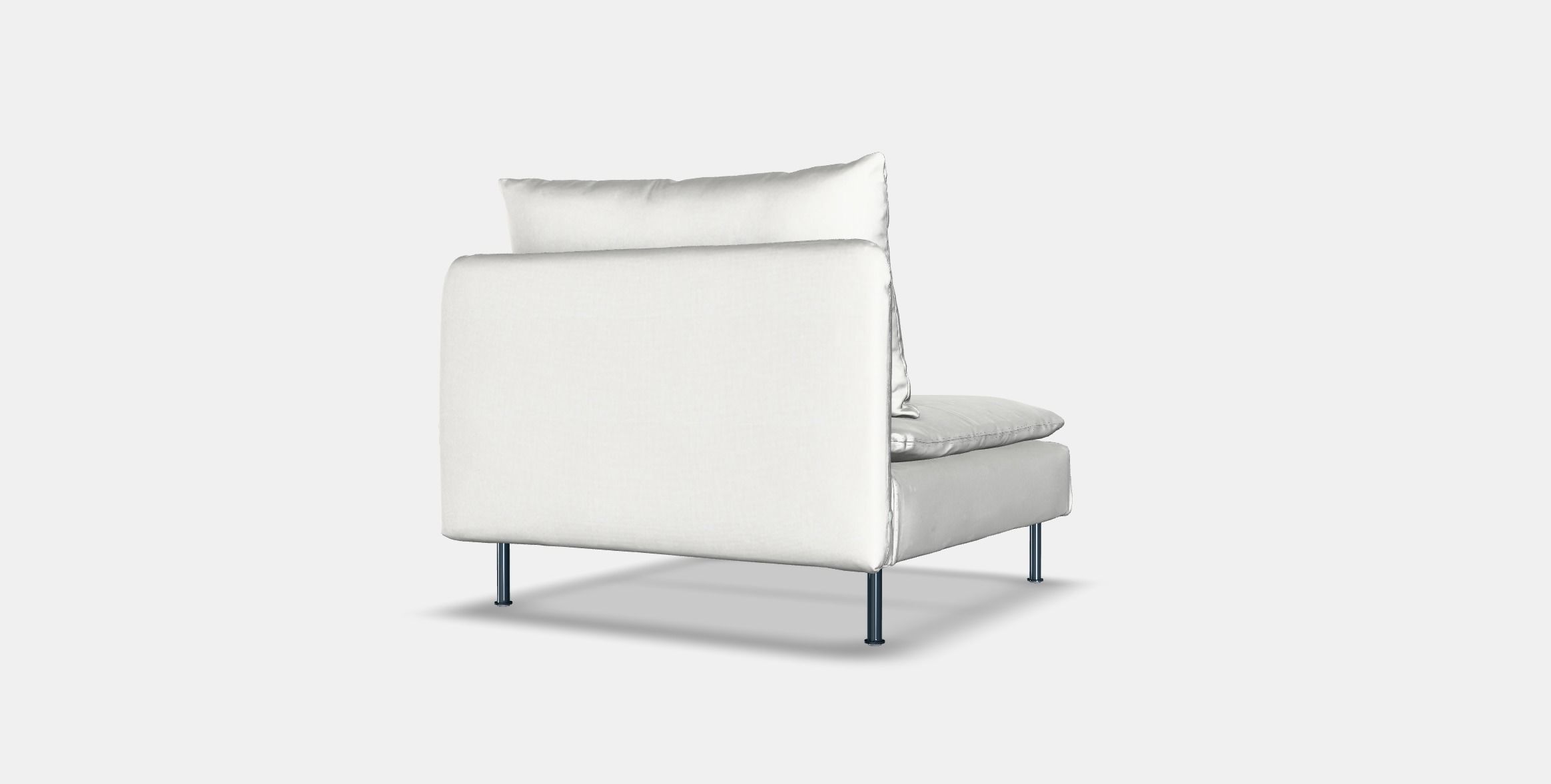 SODERHAMN 1-seat section Low-poly 3D model_4