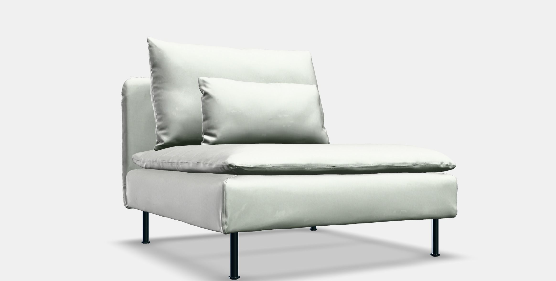 SODERHAMN 1-seat section Low-poly 3D model_7