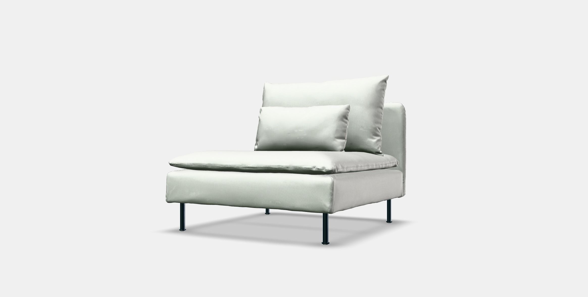 SODERHAMN 1-seat section Low-poly 3D model_12