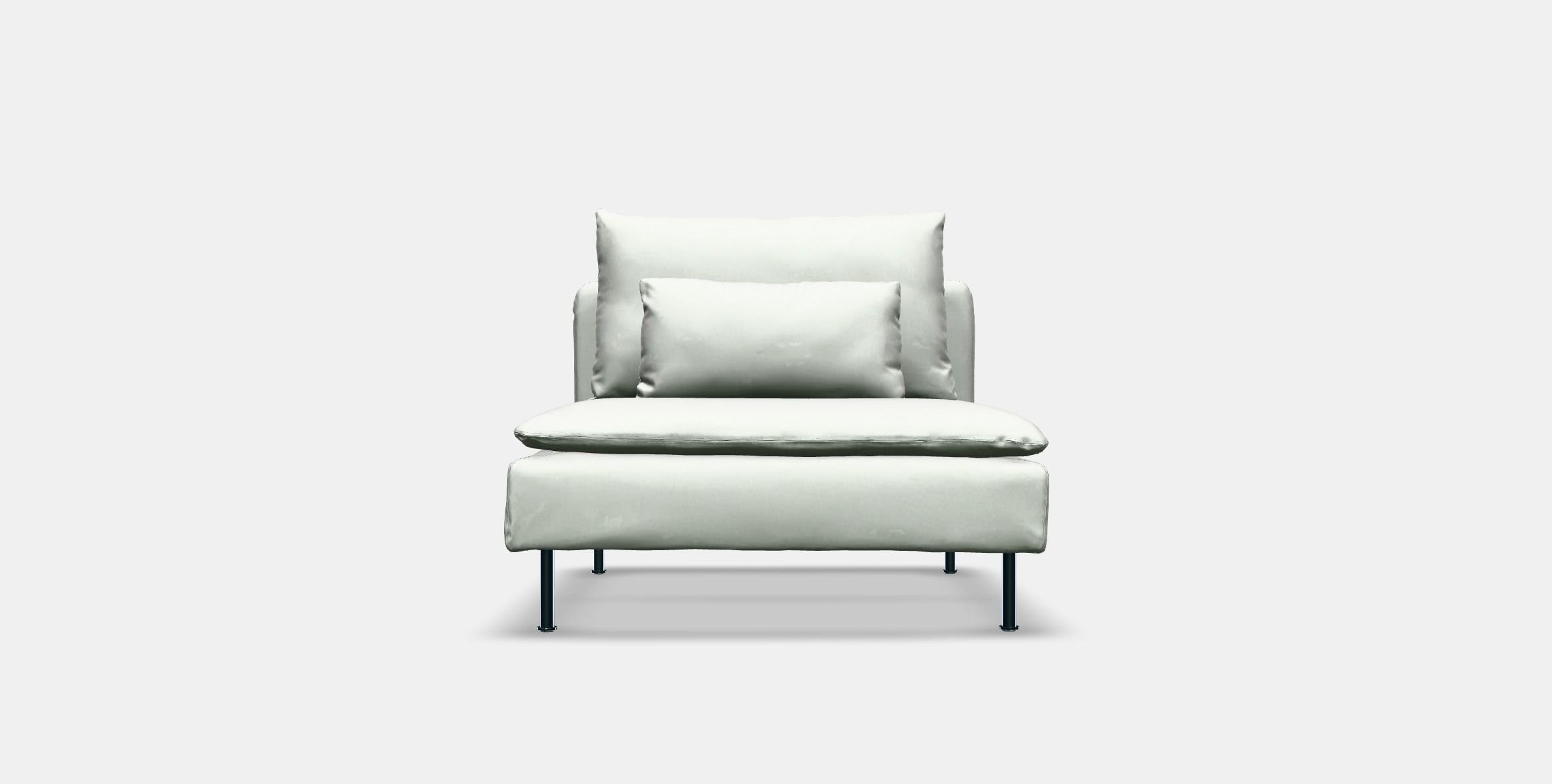 SODERHAMN 1-seat section Low-poly 3D model_9