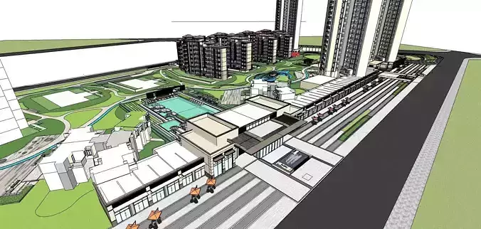 shopping mall complex