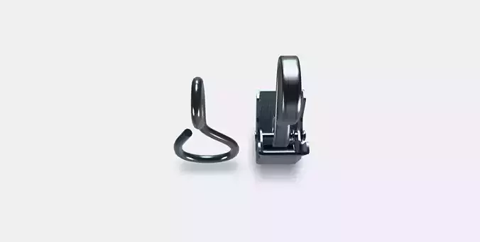 RIKTIG Curtain hook with clip