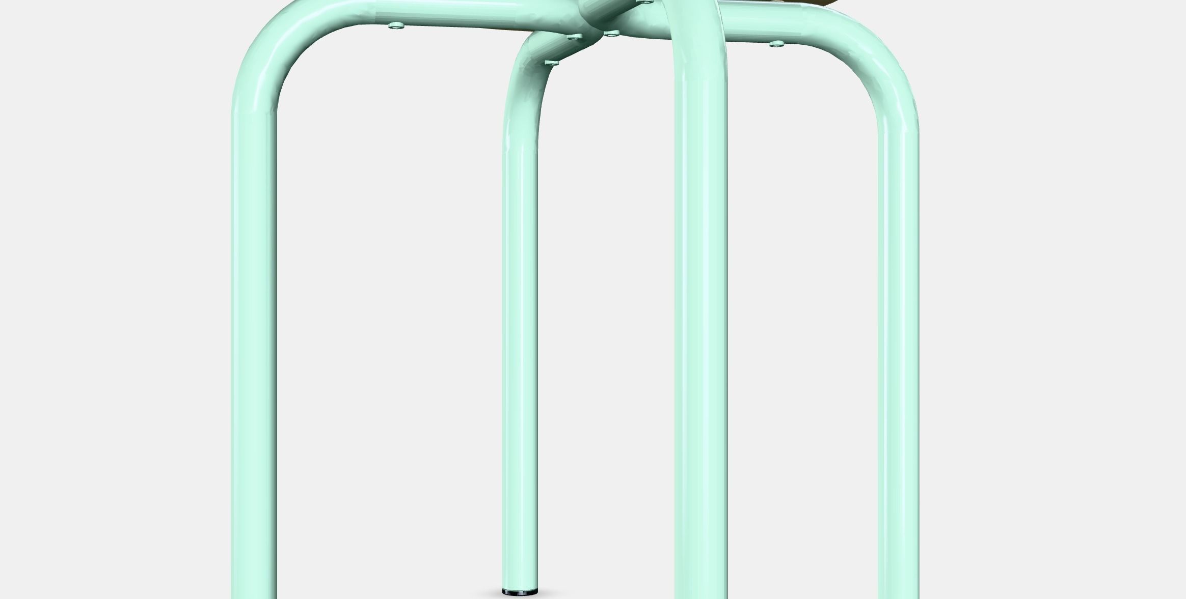 DOMSTEN Stool Low-poly 3D model_6