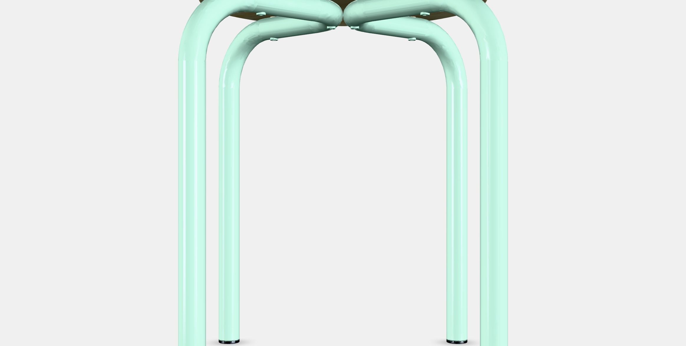 DOMSTEN Stool Low-poly 3D model_14