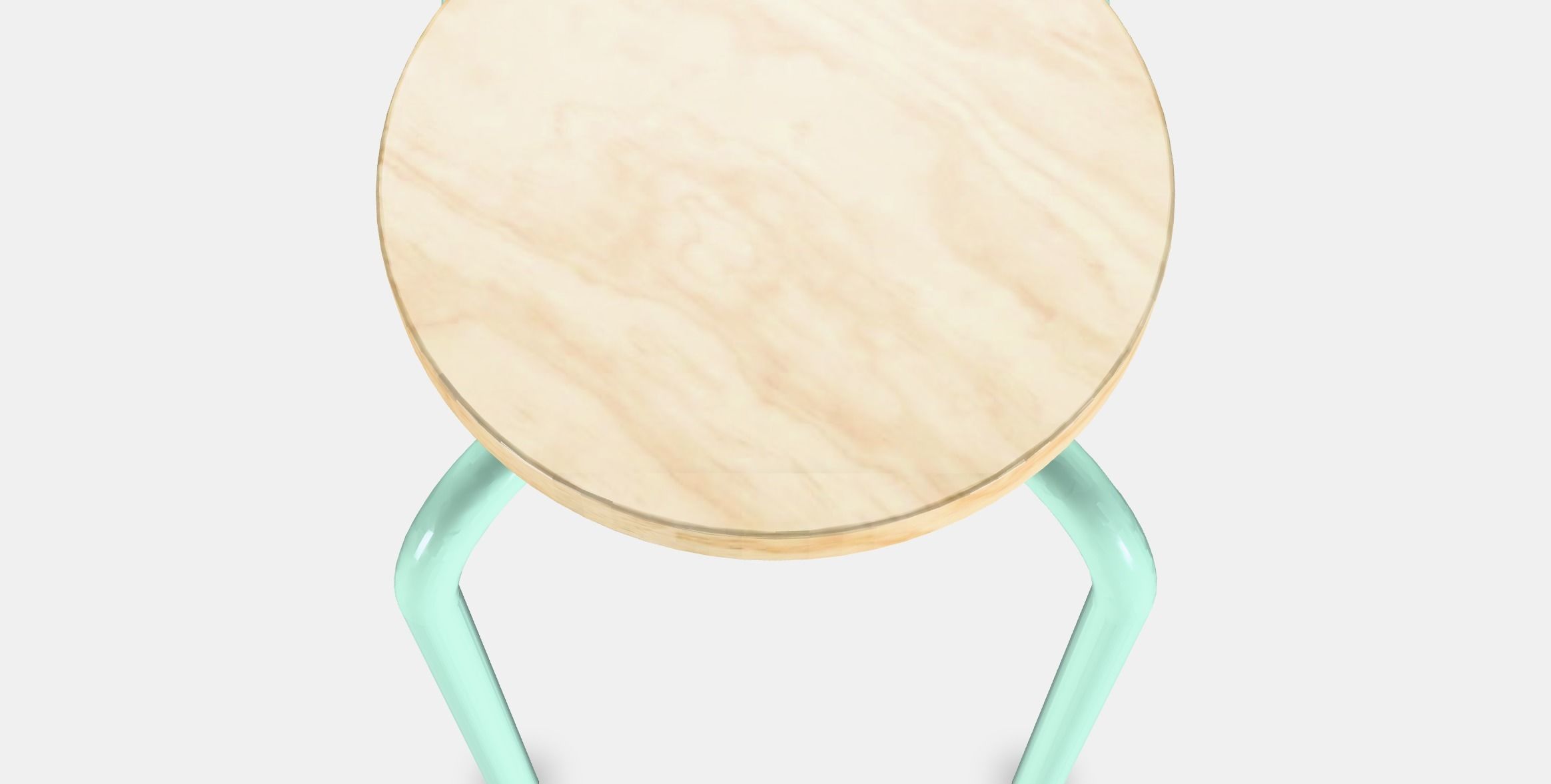 DOMSTEN Stool Low-poly 3D model_4