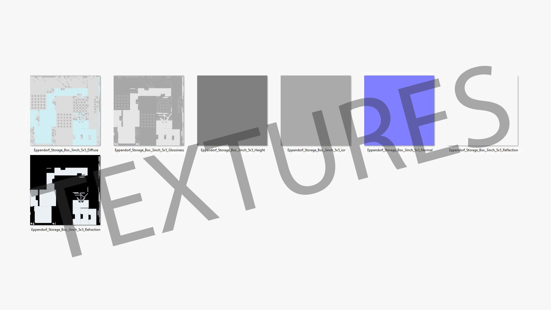 Eppendorf Storage Box 3 inch 5x5 Low-poly 3D model_17