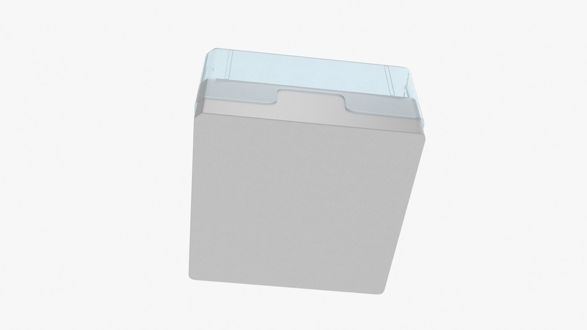 Eppendorf Storage Box 3 inch 5x5 Low-poly 3D model_1