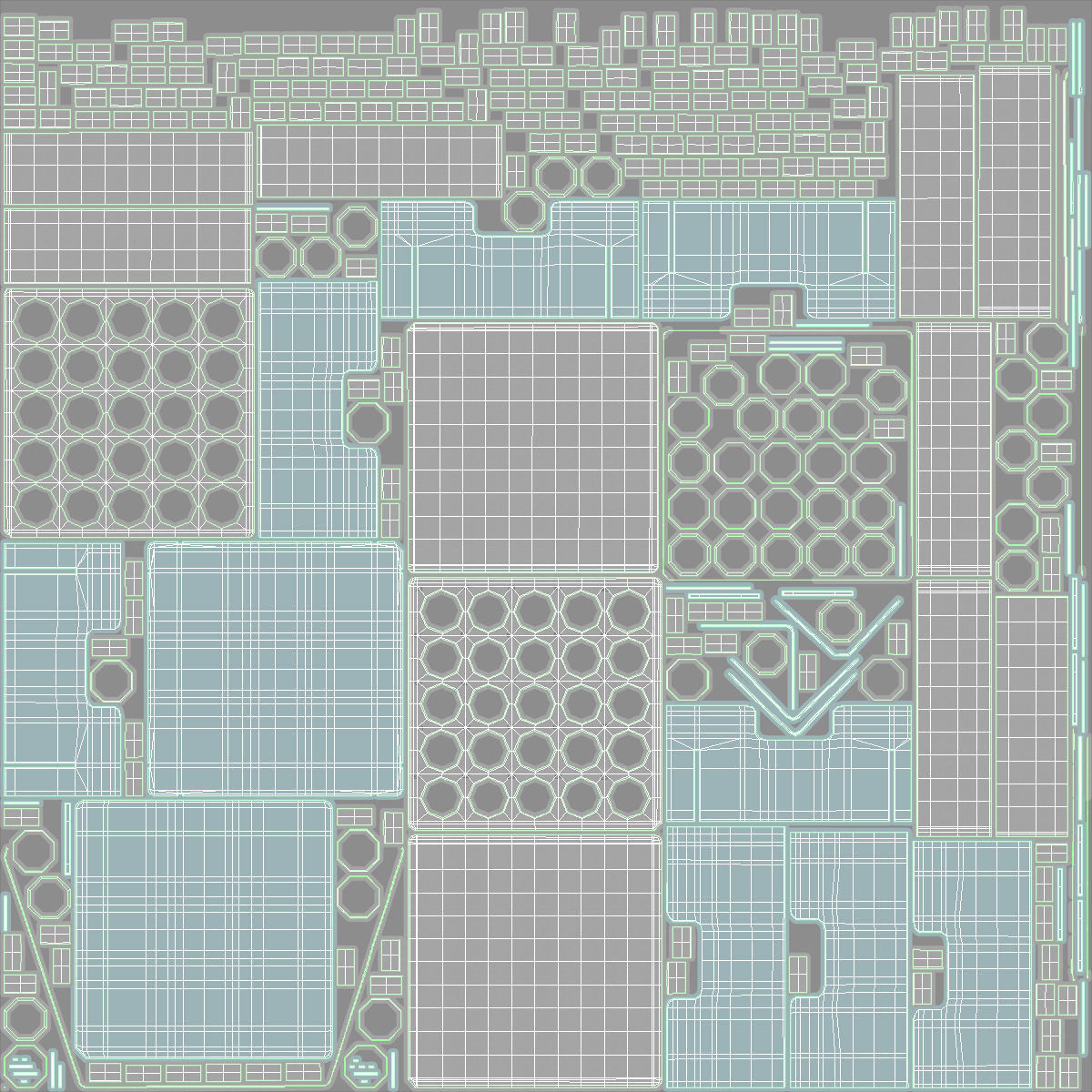 Eppendorf Storage Box 3 inch 5x5 Low-poly 3D model_18