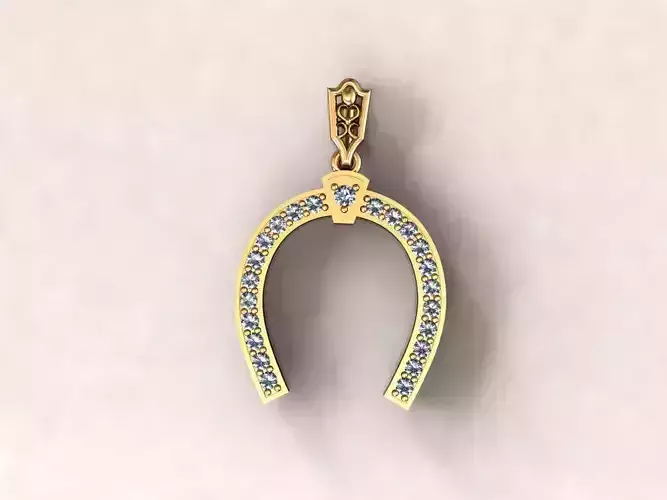 Horseshoe pendant 37