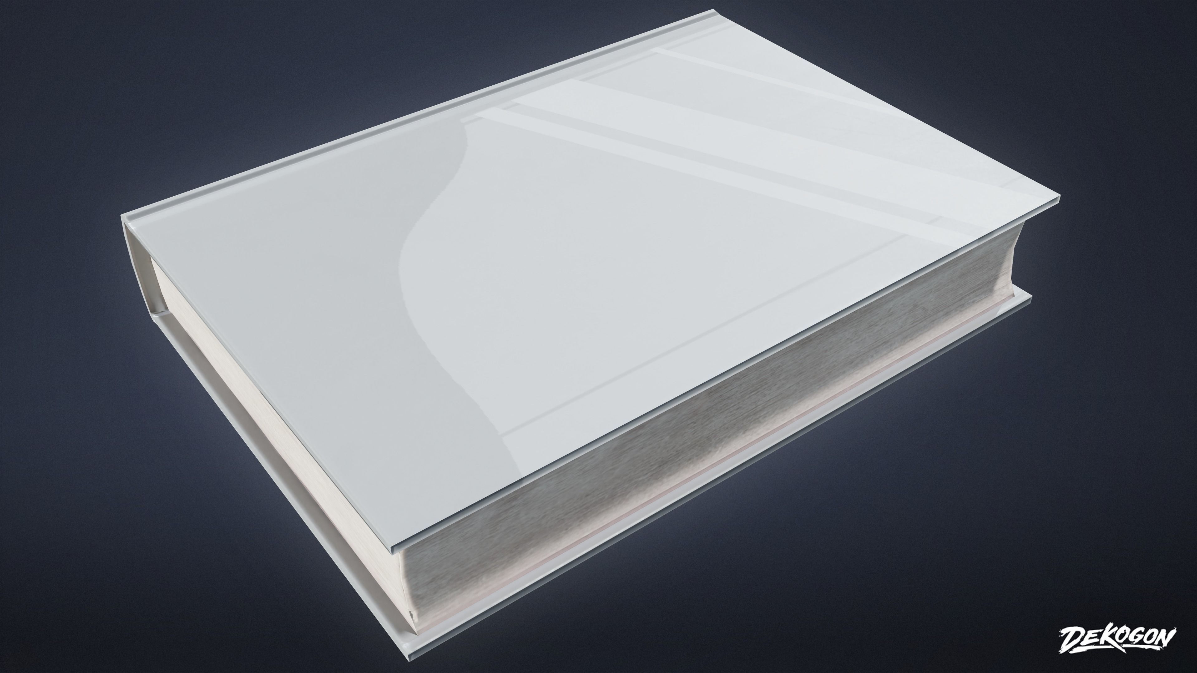 STUDIO OFFICES - Books 01 - LOW POLY Low-poly 3D model_6