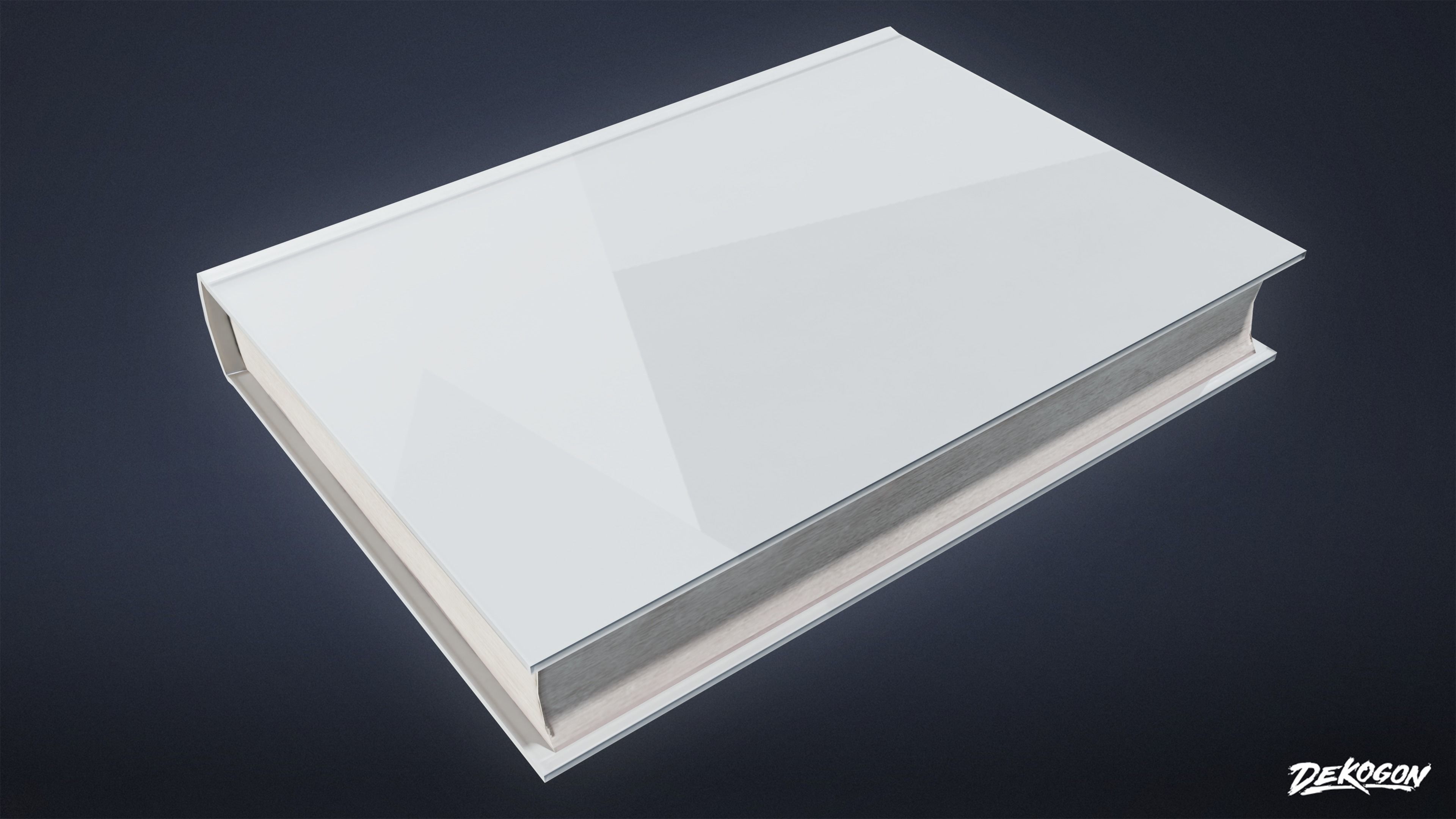 STUDIO OFFICES - Books 01 - LOW POLY Low-poly 3D model_4