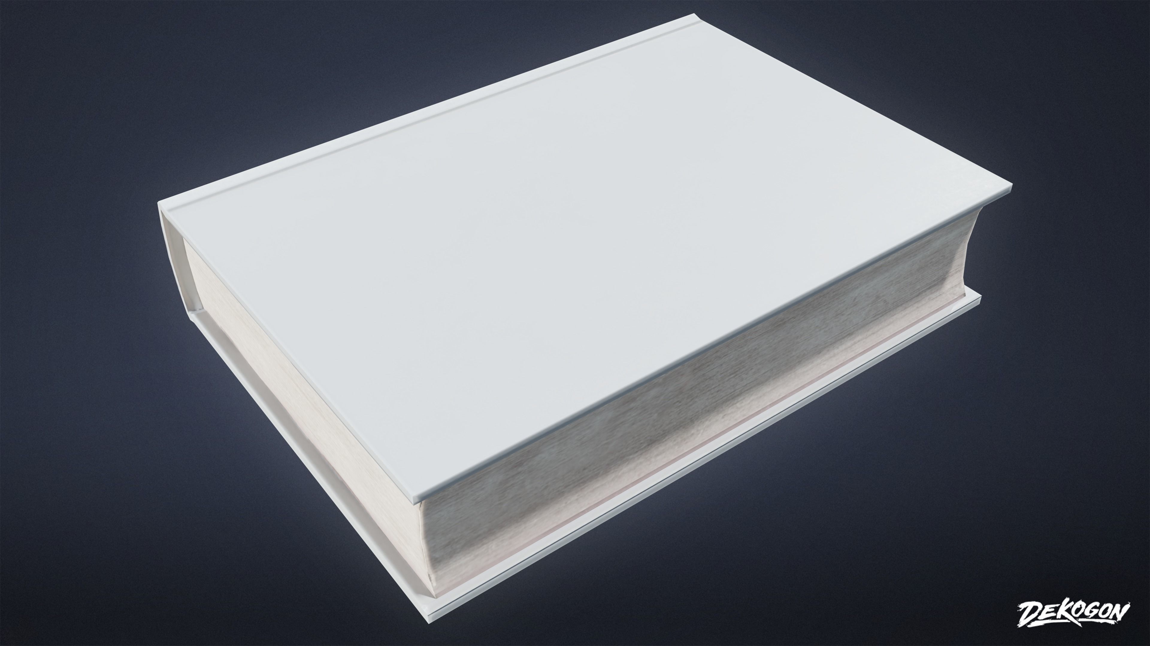 STUDIO OFFICES - Books 01 - LOW POLY Low-poly 3D model_5