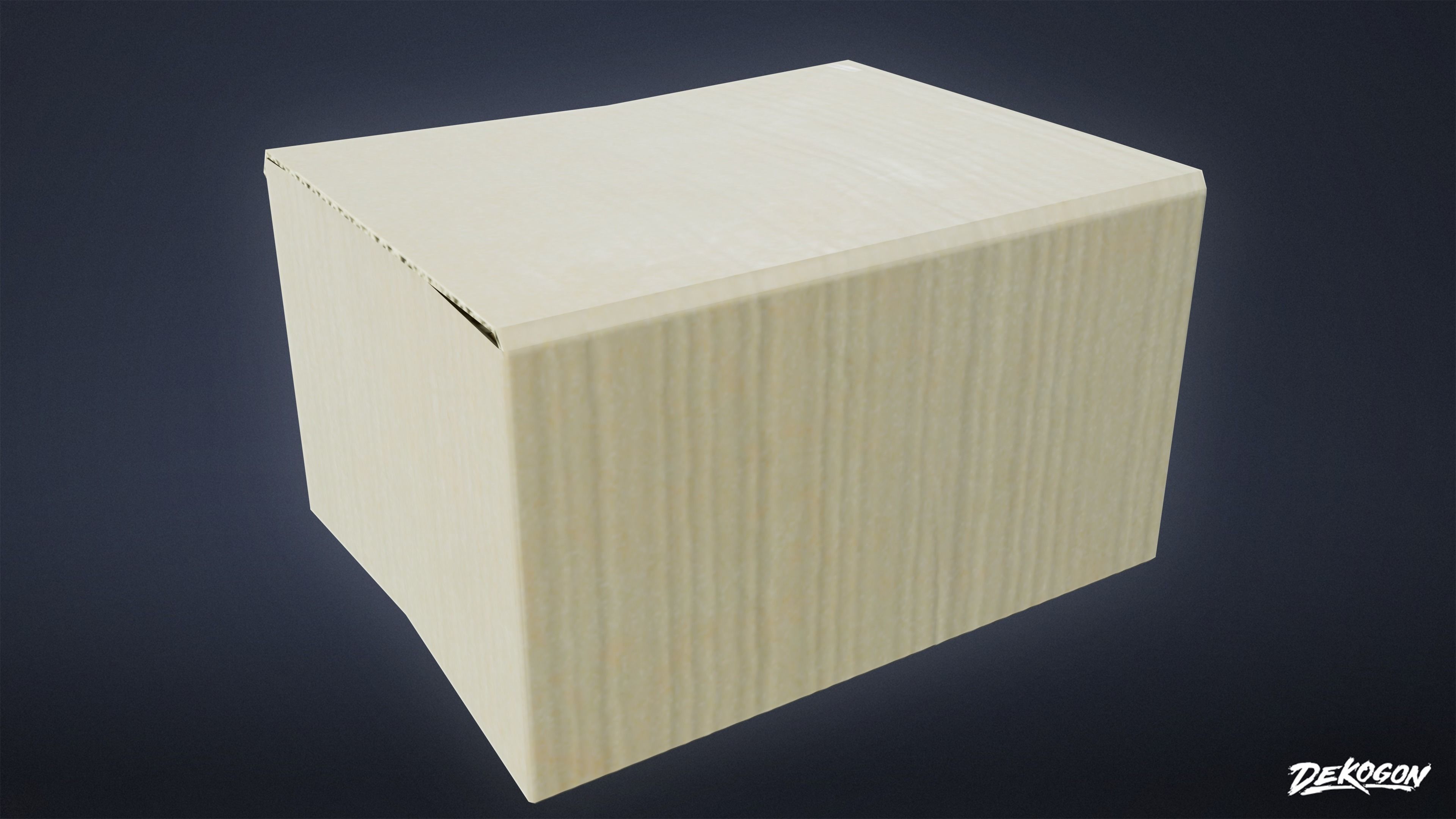 STUDIO OFFICES - Boxes 01 - LOW POLY Low-poly 3D model_6