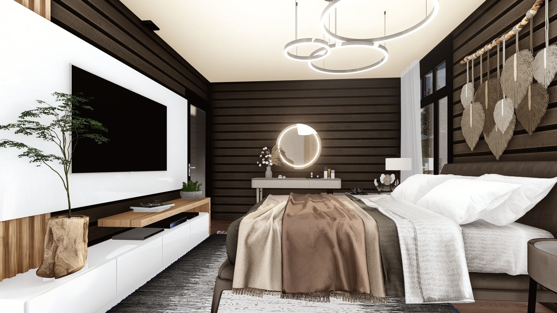 3D model of a wooden house 3D model_12