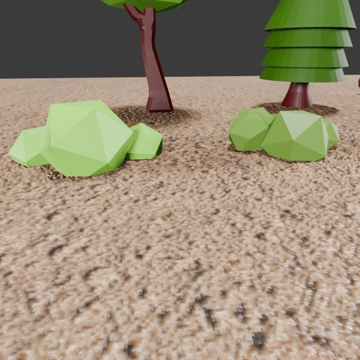 LowPoly Forest  Full Pack - Game Ready Asset Low-poly 3D model_1