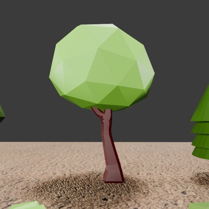 LowPoly Forest  Full Pack - Game Ready Asset Low-poly 3D model_10