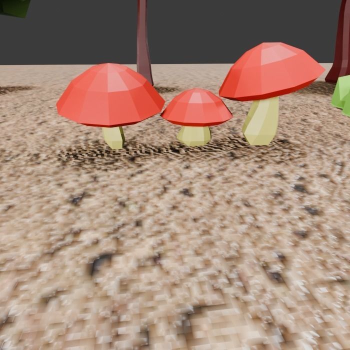 LowPoly Forest  Full Pack - Game Ready Asset Low-poly 3D model_6