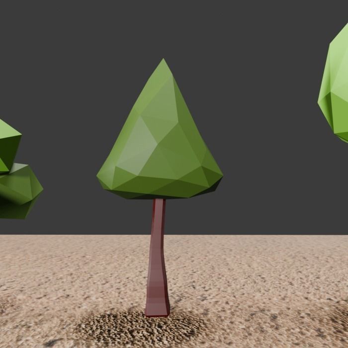 LowPoly Forest  Full Pack - Game Ready Asset Low-poly 3D model_9