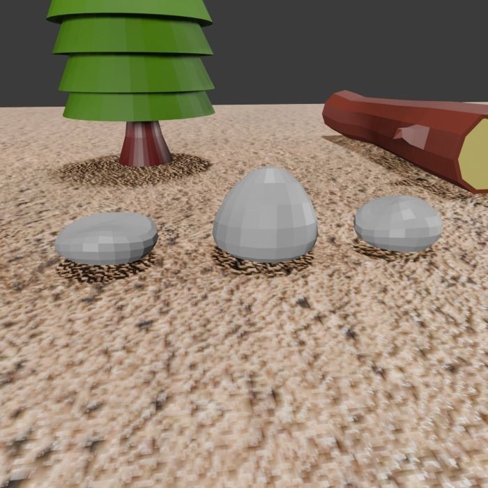 LowPoly Forest  Full Pack - Game Ready Asset Low-poly 3D model_7